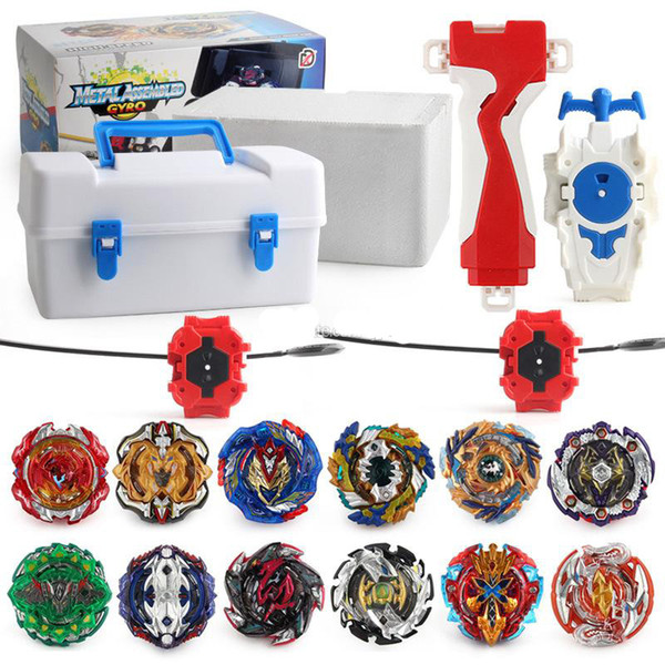 12pc/box Beyblade burst Beyblades Metal Fusion Arena 4D bey blade Launcher Spinning Top Beyblade Toys For Boy Children