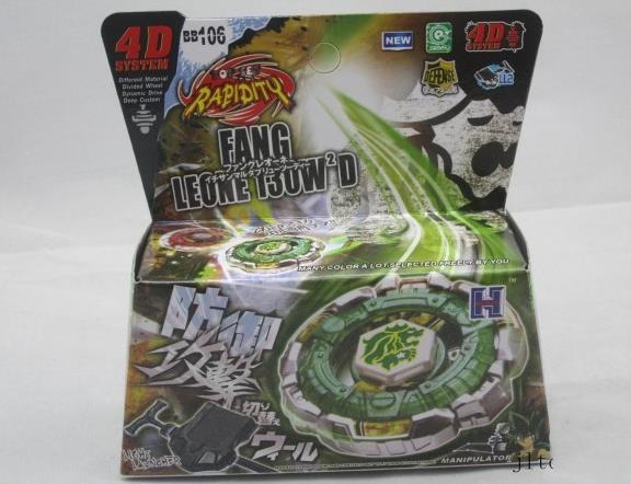 Pegasus Fang leone BB106 Spiral Gyro Warrior Black Hole Sun Ver 4d Beyblade Metal Masters with Launcher A438