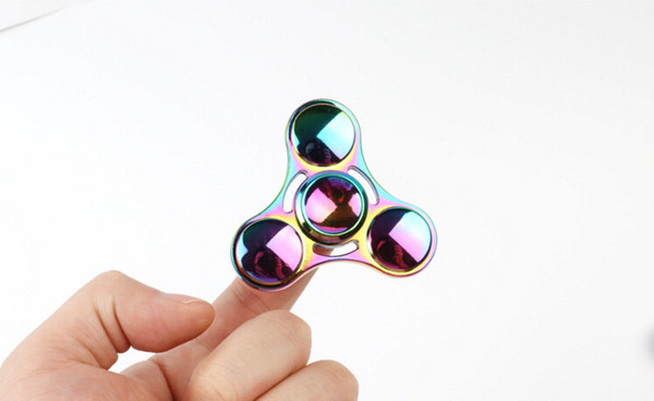 UFO metal alloy Fidget Spinner Hand Spinner For Focus Reduce Autism ADHD Stress Toys With Gift Box