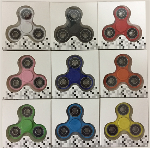 Fidget Spinner Triangle Hand Spinner Tri Fidget cube stainless steel Ball HandSpinner Fingertips Desk Focus Toy EDC For Killing Time