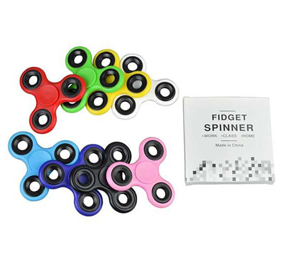 2017 Discount Price Fidget Spinner EDC Finger tips Tri Spinner Ceramic Finger Toys for Killing time decompression anxiety by dhl