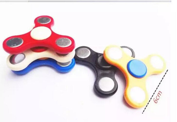 150Pcs HandSpinner Fingertips Spiral Fingers Fidget Tri Spinner EDC Hand Spinner Acrylic Plastic Fidgets Toys Gyro Toys With OPP Bag Cheap