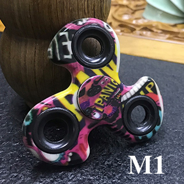 Optional Hand Spinner Fidget Spinners in Retail Box Leopard rainbow Windmi Metal Ball Bearings EDC Toy For Decompression anxiety Finger Toys