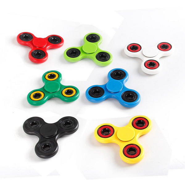 American EDC fingertip gyro fidget spinner decompression gyro hand spinner luminous DHL 