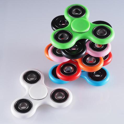 Hand Spinner Finger Hand Fidget Spinner Top EDC Acrylic Plastic Metal Gyro Decompression Anxiety Toys