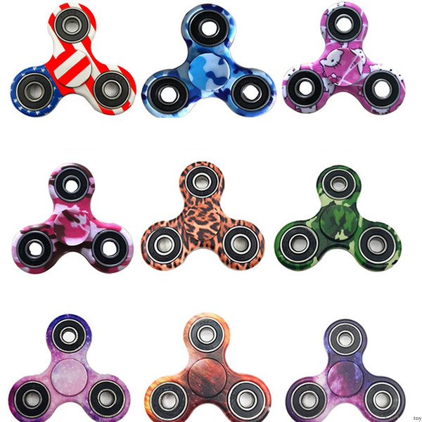 New Style HandSpinner Fingertips Spiral Fingers Fidget Spinner EDC Hand Spinner Acrylic Plastic Fidgets Toys Gyro Toys With Retail Box