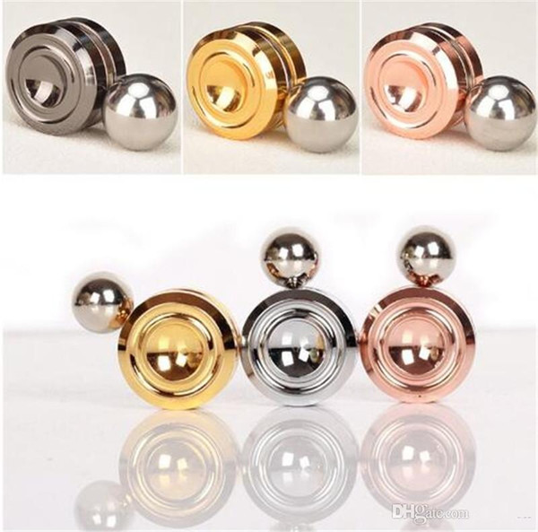 Fidget Toys Magnetic Orbiter Artificial Satellite Magnet Gyroscope Hand Spinner Metal EDC Decompression Toys For ADHD TO356