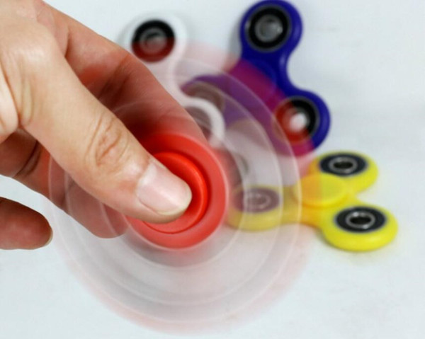 HandSpinner Fingertips Spiral Fingers Fidget Spinner EDC Hand Spinner Acrylic Plastic Fidgets Toys Gyro Toys With Retail Box new