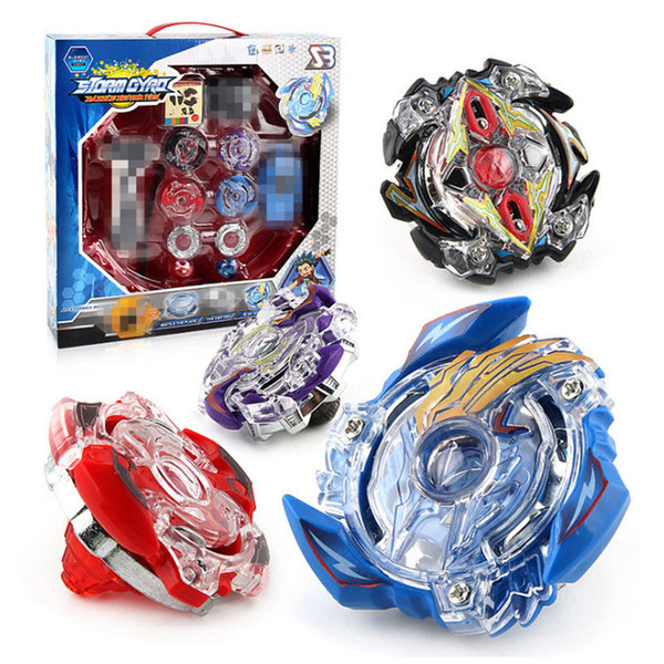 Beyblade BB807D Storm Gyro Battle Arena Dazzle Detonation Set 4pcs Gyro Starter Set with Launchers Starter Beyblade Toys for Kids C4363