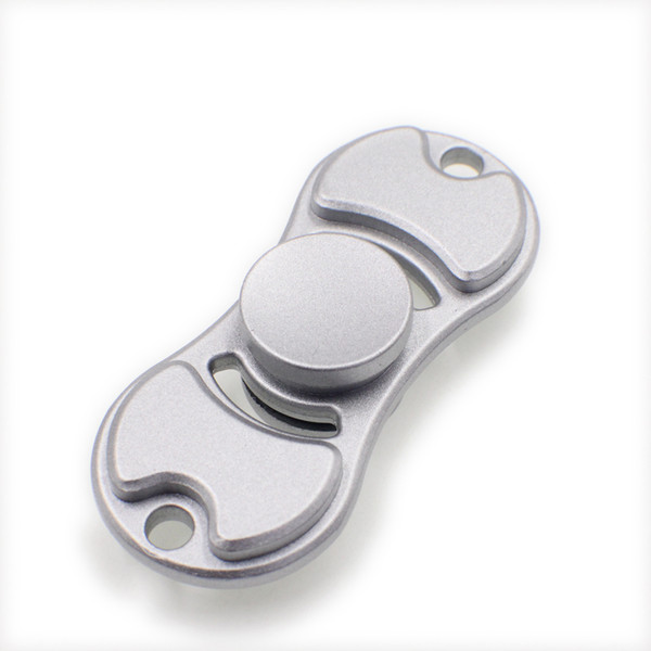 Hand Spinner Finger Gyroscope Focus Toy For Kids Adults Autism ADHD Silver Color