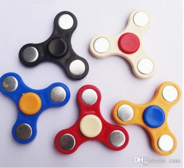 5 Colors EDC Fidget Spinner Toy Finger Spinner Toy Hand Tri Spinner HandSpinner Finger Toy For Decompression Anxiety Toys