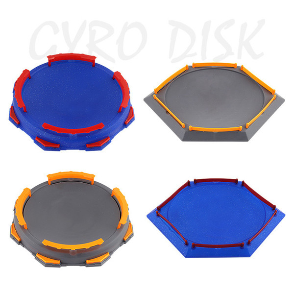 Thickened polygon burst gyro competitive battle disk detachable competitive battle gyro disk children's toys