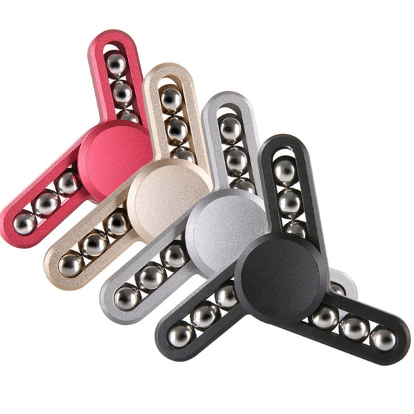 EDC Fidget Hand Spinner Tri-spinner Zinc Hand Spinner Aluminum Alloy Fidget Toy Anxiety Stress Adults Kid Metal Spinner