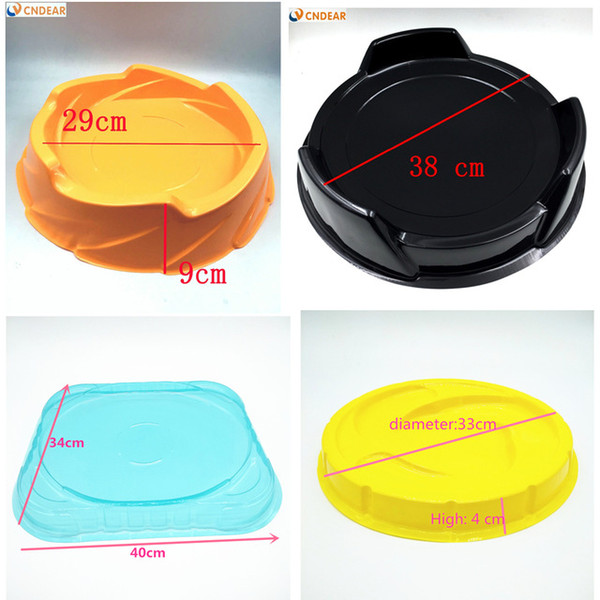 beyblade arena,beyblade stadium.Yellow orange black blue