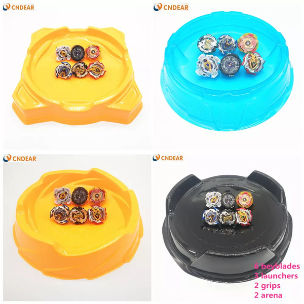 NEW HOT Sell Beyblade Burst Toys Arena with Launcher Starter Bayblade Metal Fusion God Spinning Top Bey Blade Blades Boy Kids Toys D