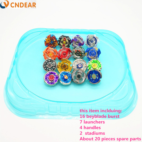 Beyblade burst stadium with launcher beyblade burst Metal Funsion B48 B66 B41 B59 B36 B37 B35 B34 for Children Toy 16 modles mix