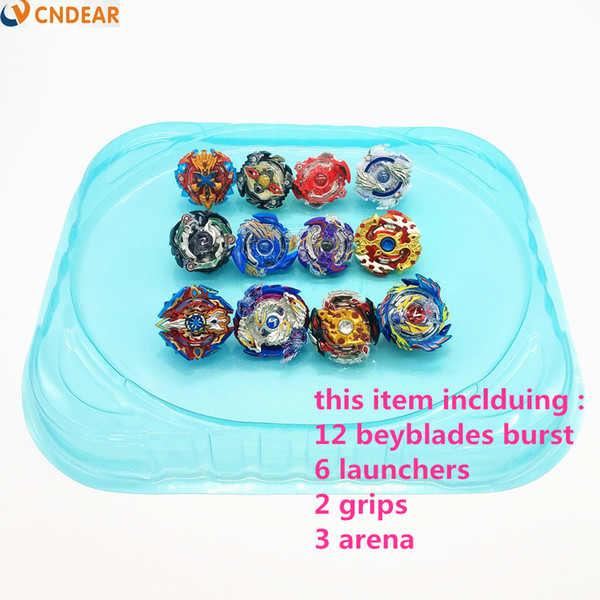 Beyblade arena blue stadium Beyblade Burst With Launcher handles Beyblade Toy B48 B66 B59 B34 B35 B41 B73 B74 B86 B92 B97 B100