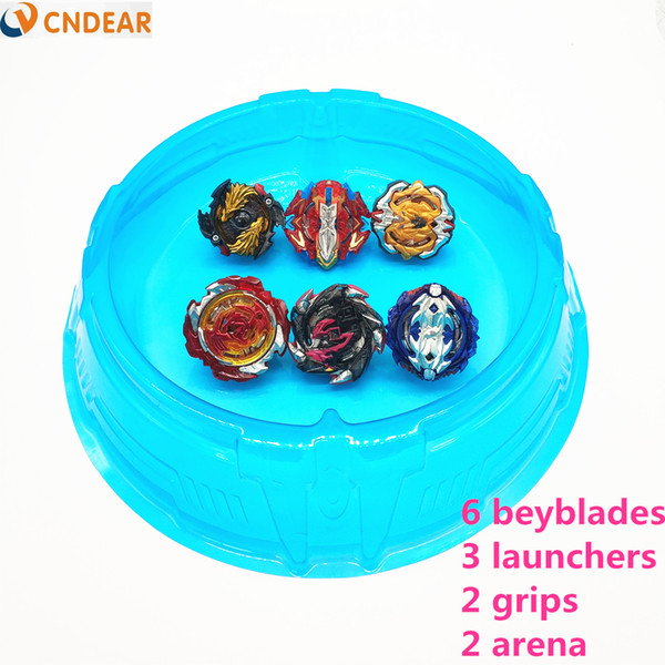 Beyblade Burst Toys Arena With Launcher Starter Bayblade Metal Fusion God Spinning Top Bey Blade Blades children's toys E 32CM