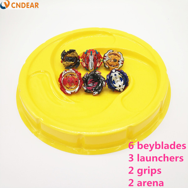 Beyblade Burst Toys Arena With Launcher Starter Bayblade Metal Fusion God Spinning Top Bey Blade Blades children's toys E 33CM