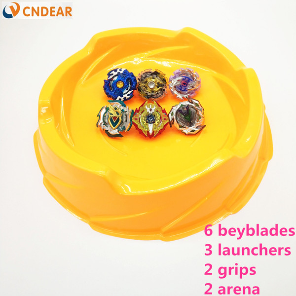 Beyblade Burst Toys orange Arena With Launcher Starter Bayblade Metal Fusion God Spinning Top Bey Blade Blades boy's Toy F