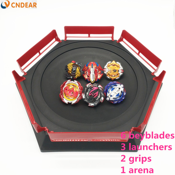 Beyblade Burst Toys balck Arena With Launcher Starter Bayblade Metal Fusion God Spinning Top Bey Blade Blades boy's gift toys E