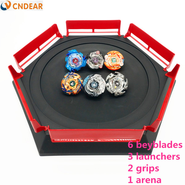 Beyblade Burst Toys Arena With Launcher Starter Bayblade Metal Fusion God Spinning Top Bey Blade Blades Toy 33cm*7.5cm