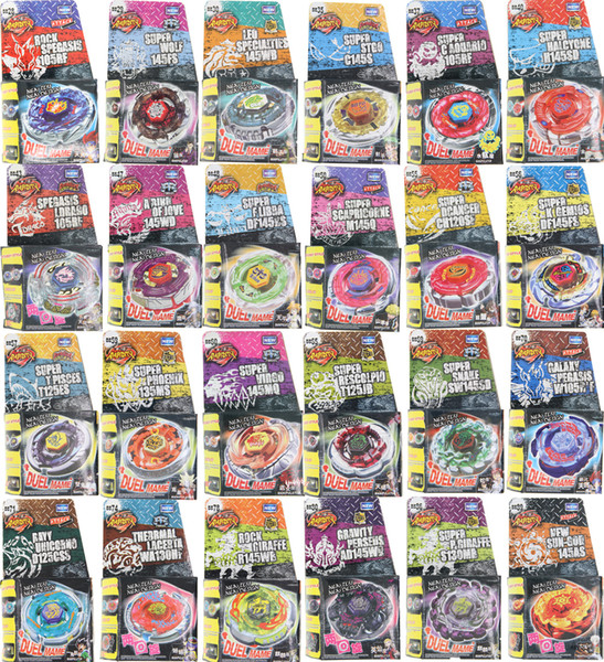 24PCS Beyblade Metal Fusion Masters Fight Launcher Rare Toy Set 4D BB28 BB43 BB69 BB70 BB80 BB35 BB47 BB48