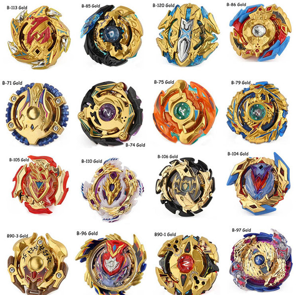 16models Gold Series Beyblade Burst B-120 B-121 B-122 B-125 B-127 2019 Metal Fusion Toupie Bayblade Burst With kid Bey Blade Blades Toys