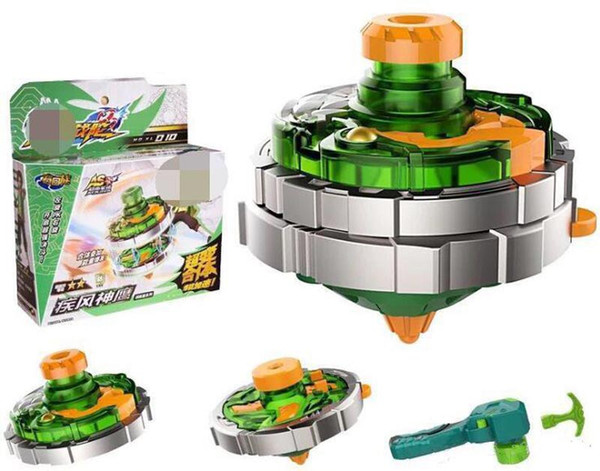 New Battle Beyblades Metal Fusion Hypervariable warfare magic revolving body Changeable Gyro Launcher holy flame red dragon combat suit toys