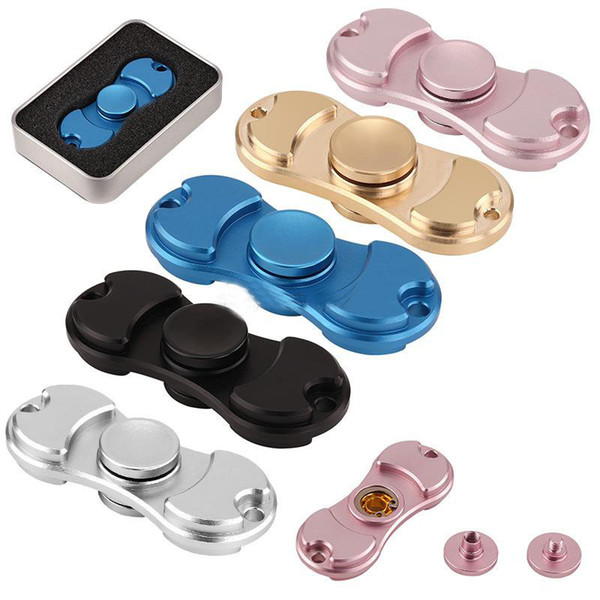 New HandSpinner fingertips spiral fingers gyro Torqbar toys Hand Spinners with retail box 6 colors