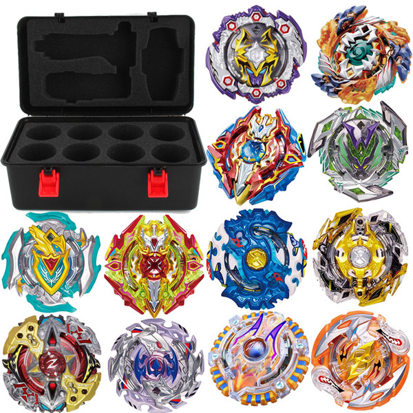 New Hot 12 PCS Toupies Beyblade Metal Fusion Arena Set with Storage Box 2018 Beyblade Burst Bayblade Bable Drain Fafnir Blayblade Toys