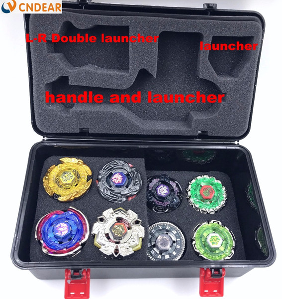 New Hot 2018 Beyblade Burst with Launcher Handle and Storage Box Set B48 B66 B41 B59 B36 B37 B35 B34 B92 B86 As Children Toys Gifts