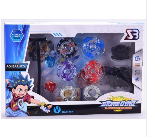 Beyblade Metal Fusion Set 4pcs Beyblades With Launchers Beyblade Arena Constellation Spinning