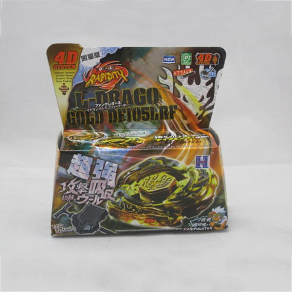 1 PCS Beyblade Metal Fusion 4D Launcher Beyblade Spinning Top Game Toys Children Christmas Toys Gift White Launcher Original Package