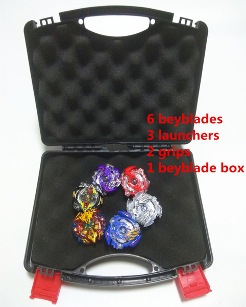 Beyblade box Beyblade Burst With Launcher Starter Xeno Excalibur.M.I Starter Zillion Zeus I.W Beyblade Toys B-48 B-66 B-59 B-34