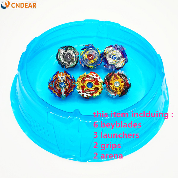 Beyblade arena bule stadium Beyblade Burst With Launcher handles B73 B74 B86 B92 B97 B100 children Toys