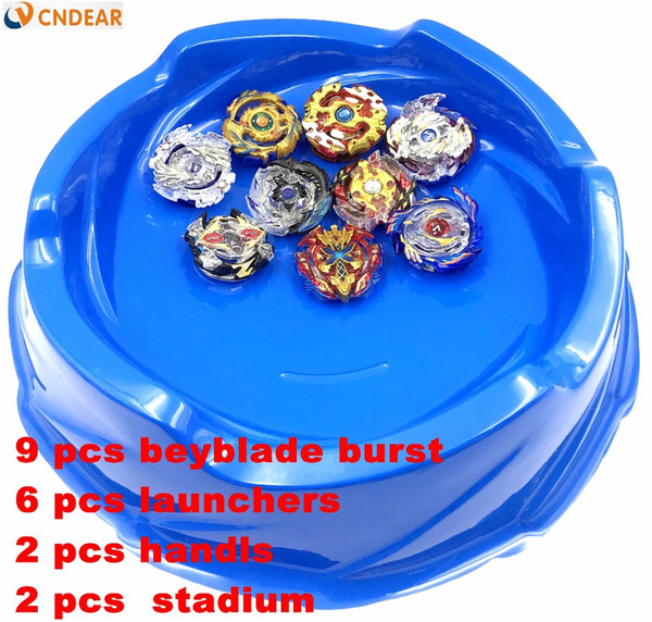 2018 New Beyblade Stadium Burst with Launcher Handle Metal Fusion Kid Toy B66 B59 B34 B85 B86 B48 B97 B100 B79 Cndear Boy Toy