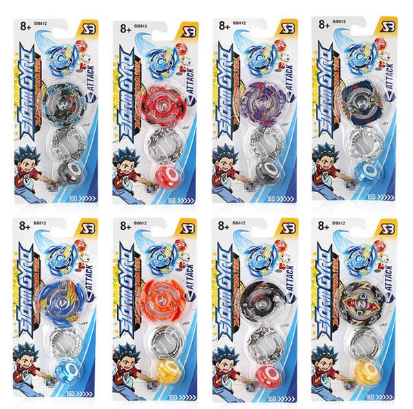 2018 New Toupie Beyblade Burst Beyblades Metal Fusion with Color Box Gyro Desk Top Game For Children Gift BB812 Without Launcher