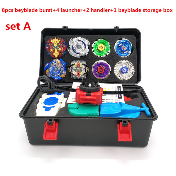 New Hot Toupie Beyblades Metal Fusion Beyblades Set Storage Box Top Beyblade Burst Bey Blade Launcher Beyblade Toys for Children Boy