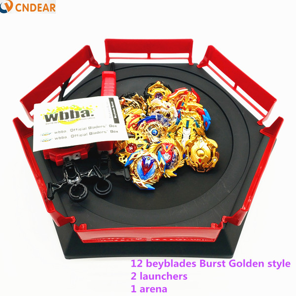 Gold Series Beyblade Burst Toys With Launcher Starter and Arena Bayblade Metal Fusion God Spinning Top Bey Blade Blades Toys