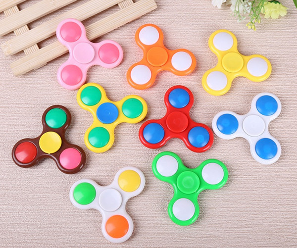 Decompression Fingertips, LED flash, Colorful flash, Finger topShake Light Fidget Hand Spinner Colorful Lighting For Autism and ADHD Finger