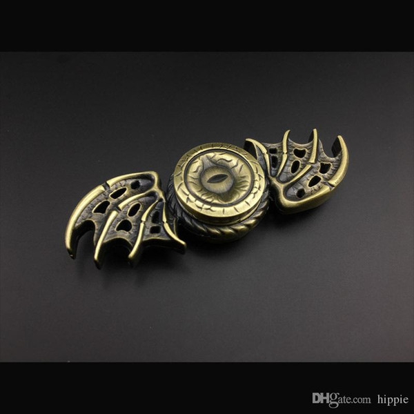 Hotting sale Gyro Fidget Spinners Metal Finger Toys Pcc Team Hand Spinner With both wings and Three Wings Design Spinning