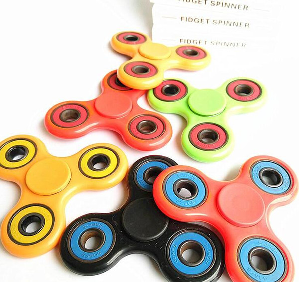 Hot sell Hand Spinner Fingertips Spiral Fingers Fidget Spinner EDC Hand Spinner Acrylic Plastic Fidgets Toys Gyro Toys With Retail Box DHL