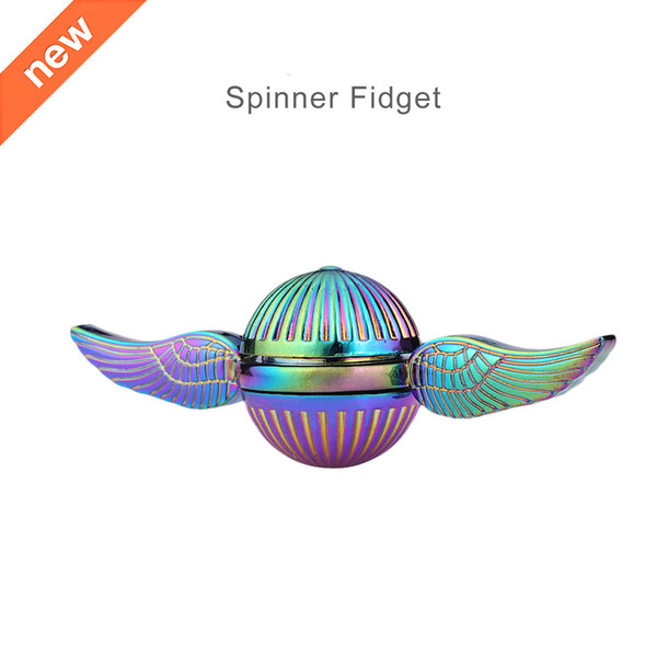 New arrive metal fidget spinner Harry Potter Golden Snitch Gyro Torqbar Hand Spinner Fingertip EDC For Kids Adults Decompression Toys