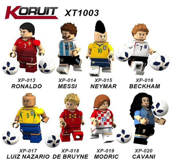 football Series Figures Bricks Building Blocks