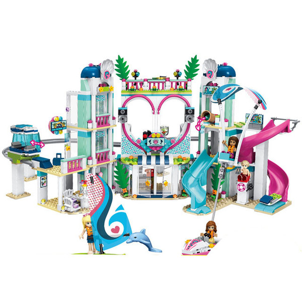 37086Heartlake City Compatible Holiday Villa37036 Building Block 1139pcs Brick Toys41347 Girl Gift Kid