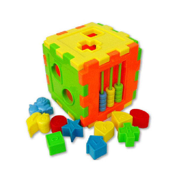 Baby Toys Baby Colorful Block Matching Sorting Educational Toy Geometry Shape Intelligence Baby Toys Multifunction Combination