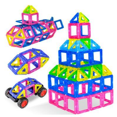 Wholesale- 2018 New Magnetic Blocks Toys Construction Model Magnetic Building Blocks Designer Kids Educational Toys For Children