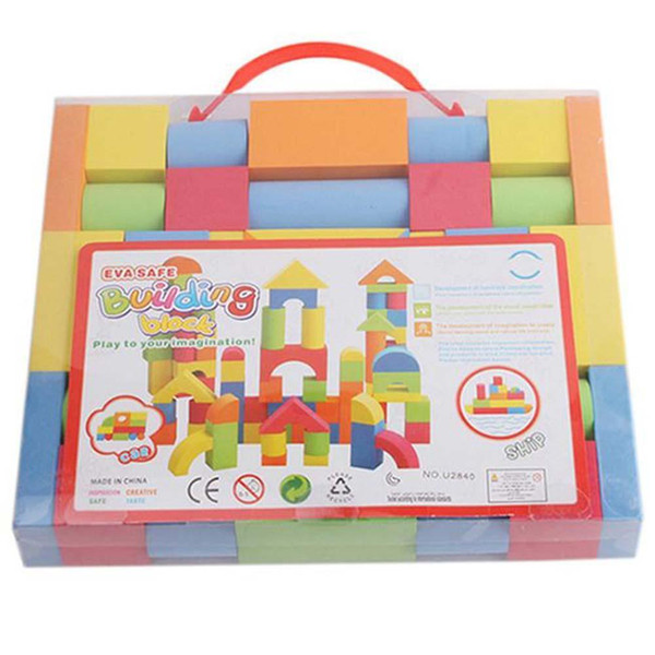 Wholesale- Hot Mixed Colors EVA Puzzle Building Toy For Kids Children Educational educational toys Christmas gifts for kids toddler A676