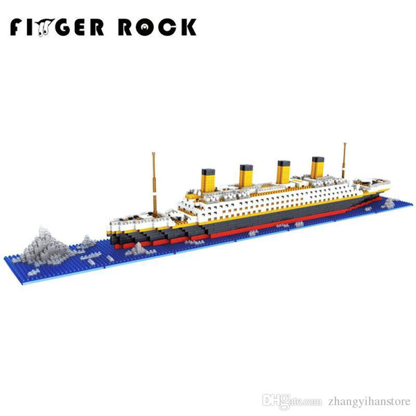 Wholesale-Titanic Blocks Diamond Building Blocks DIY Assemblage Model Mini Bricks Romantic Present Gift for Friend and Family